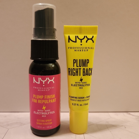 NYX Plumping Primer & Setting Spray Minis NEW - Picture 2 of 5